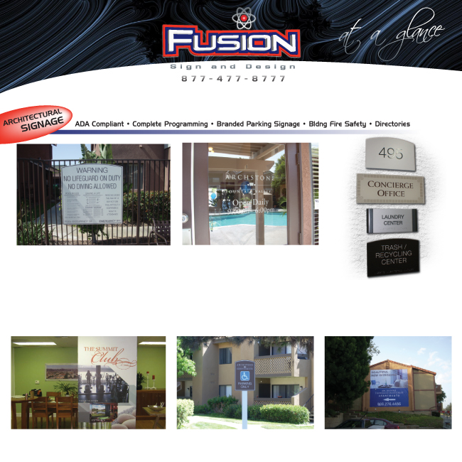 Fusion Sign Architectural Signage